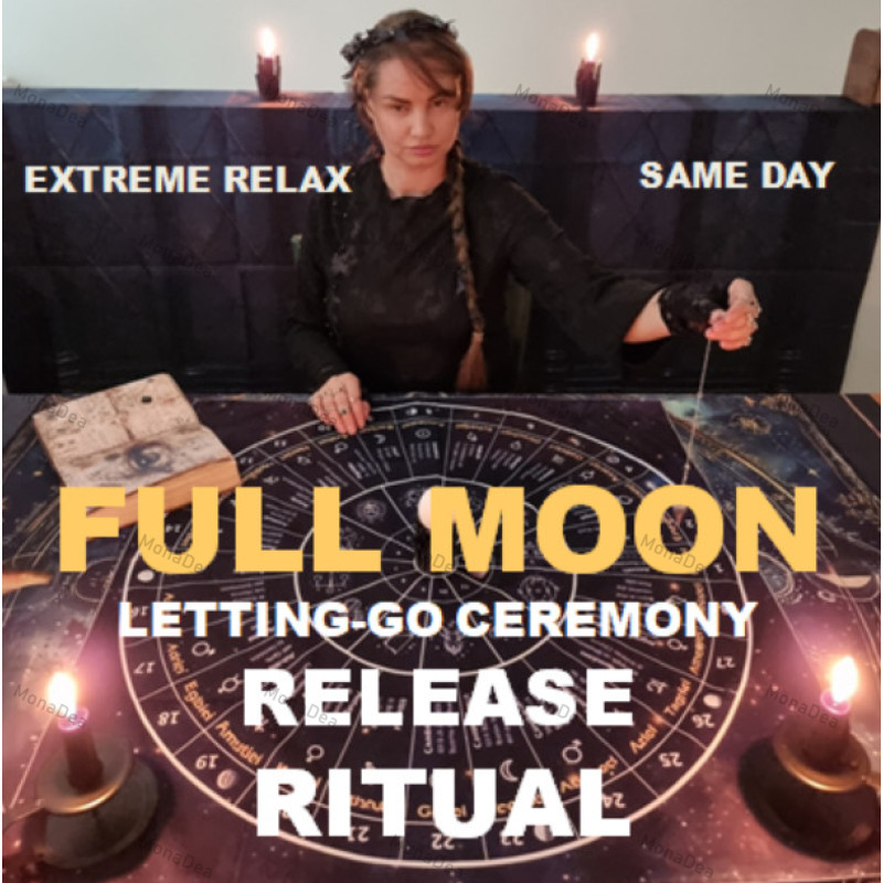 Full Moon Release Ritual - Personalized Letting - Go Ceremony