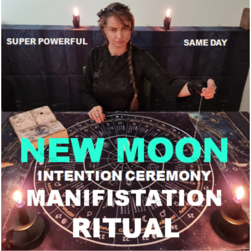 New Moon Manifestation Ritual - Personalized Intention Ceremony